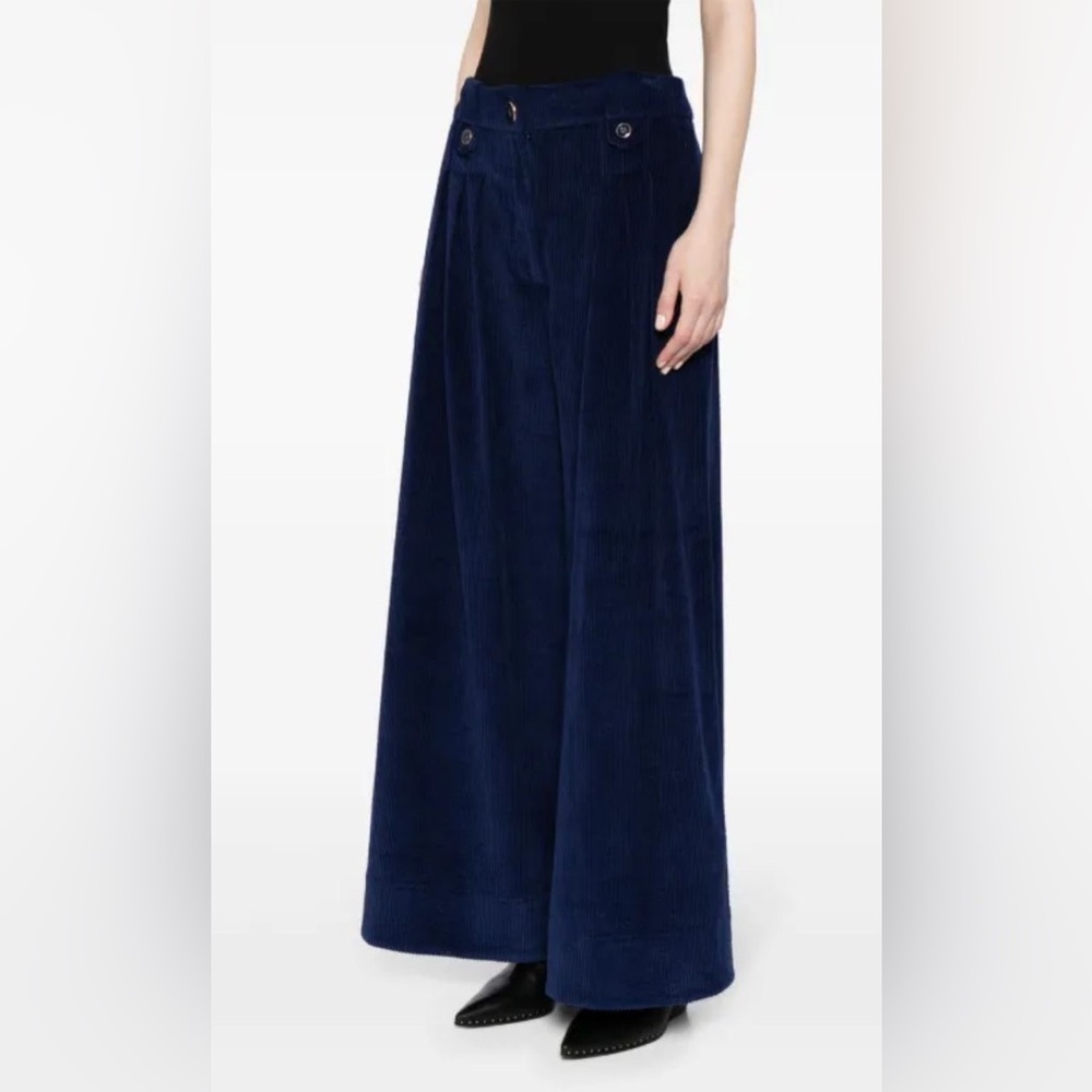 FARM Rio corduroy wide-leg trousers Size XXS